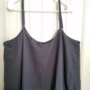 Torrid Grey Spaghetti Strap Cami Top 2X